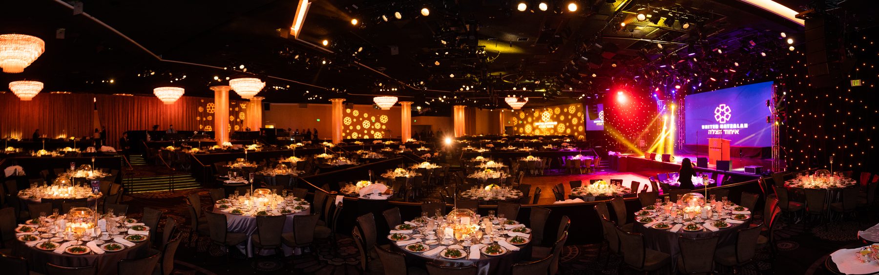 Gala reception atmosphere